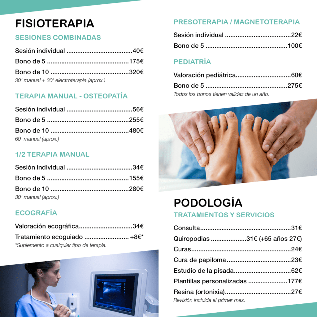 Servicios 5 tarifas 2026