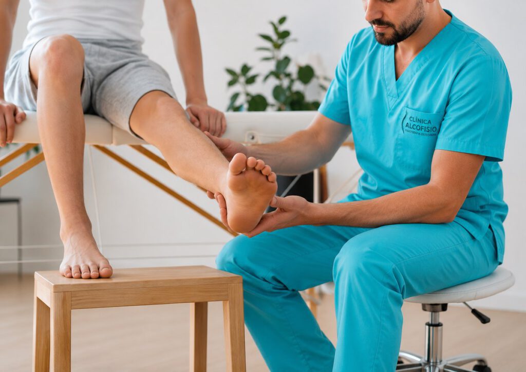 Especialidades de fisioterapia en Alcobendas 4 Valoración del pie y tobillo en fisioterapia — Clínica AlcoFisio, Alcobendas
