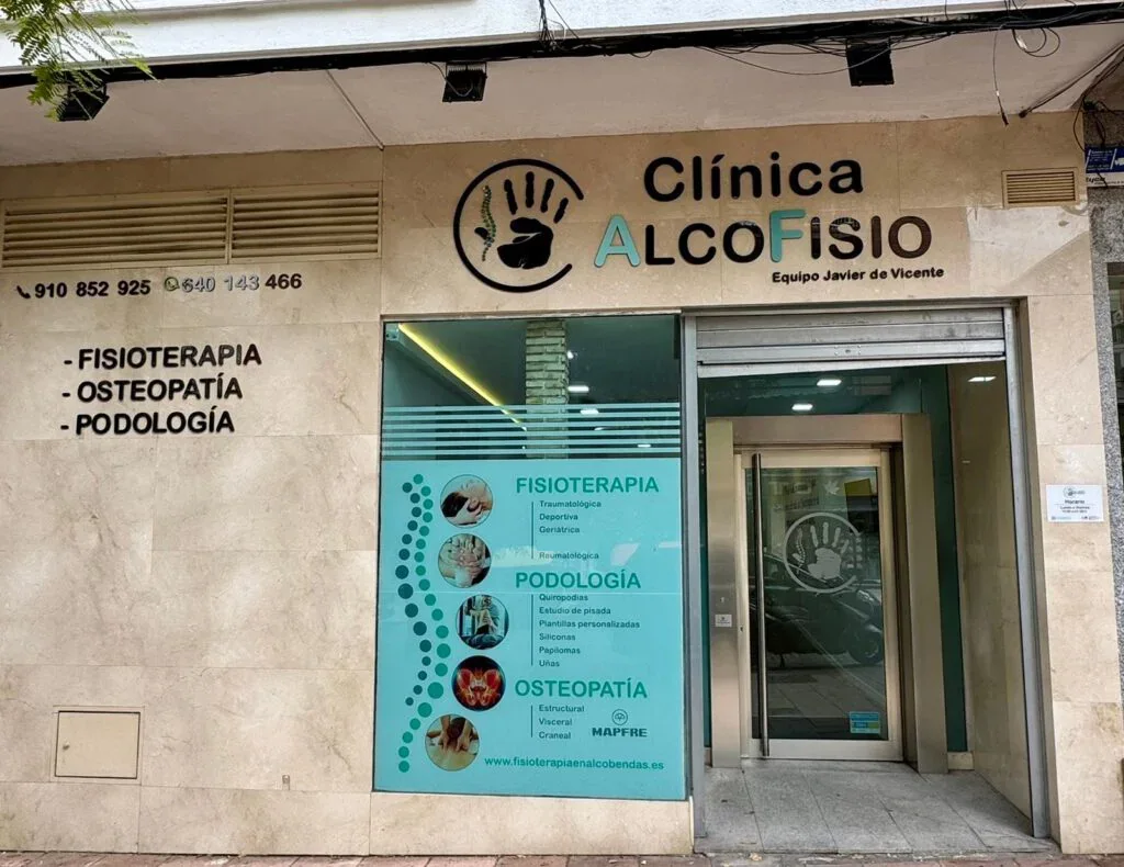 Fisioterapia en Arroyo de la Vega 1 Fachada de Clínica AlcoFisio, centro de fisioterapia para Arroyo de la Vega, Alcobendas
