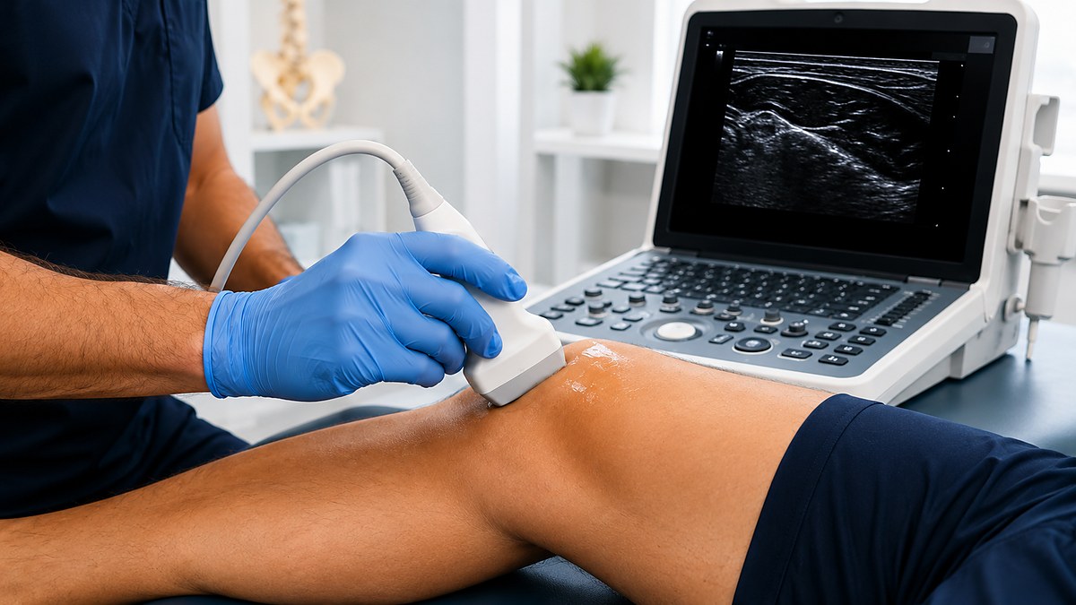 Fisioterapia en Alcobendas 18 Ecografía musculoesquelética en consulta en Clínica AlcoFisio
