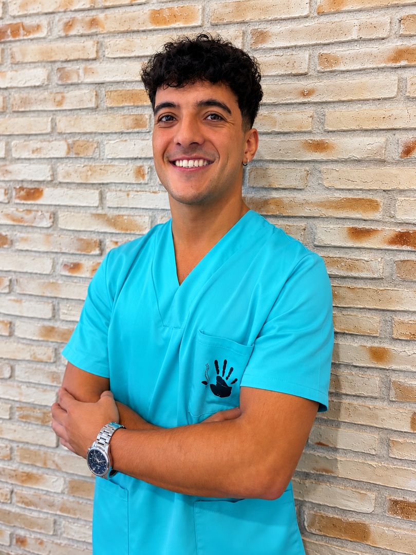 David, fisioterapeuta colegiado en Clínica AlcoFisio, Alcobendas
