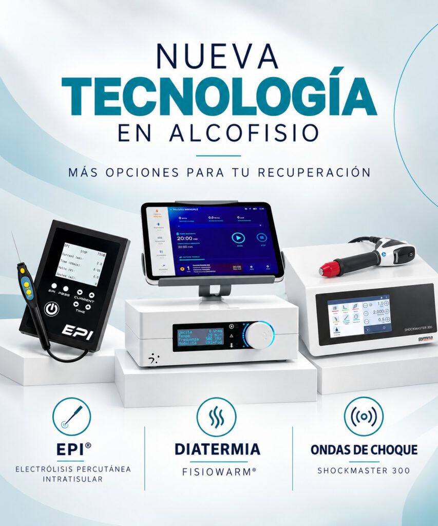 Fisioterapia avanzada en Alcobendas 1 Nueva tecnología en AlcoFisio: EPI, diatermia Fisiowarm y ondas de choque Shockmaster 300