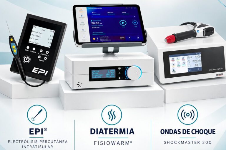 Fisioterapia en Alcobendas 36 Equipos de ondas de choque Shockmaster 300, diatermia Fisiowarm y EPI de la fisioterapia avanzada de AlcoFisio en Alcobendas